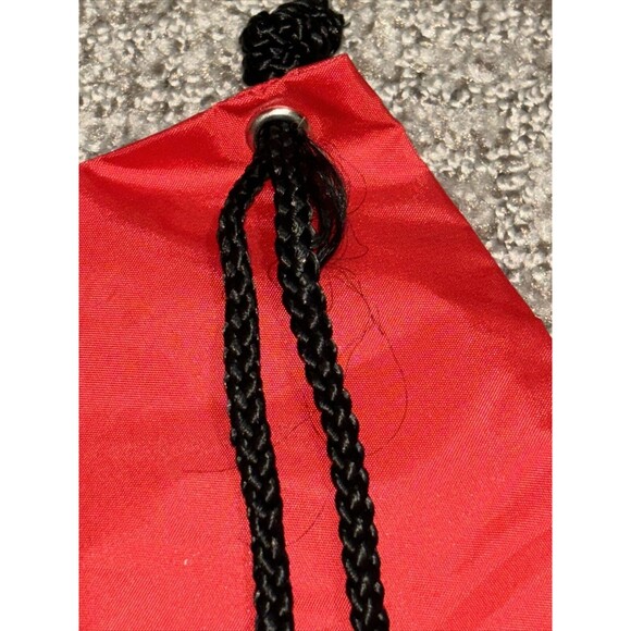 Lot of 2 State Farm Red Backpack-Style Nylon Carrying Bag Drawstring Closure - Picture 11 of 11